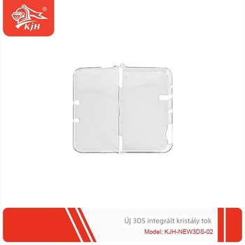 KJH-NEW 3DS-02 Szilikon védőburkolat NEW 3DS-hez – egyrészes, átlátszó kialakítás, védelem, jobb érzet