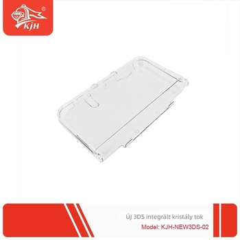 KJH-NEW 3DS-02 Szilikon védőburkolat NEW 3DS-hez – egyrészes, átlátszó kialakítás, védelem, jobb érzet