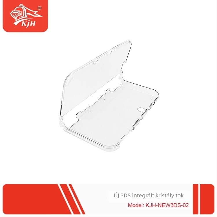 KJH-NEW 3DS-02 Szilikon védőburkolat NEW 3DS-hez – egyrészes, átlátszó kialakítás, védelem, jobb érzet