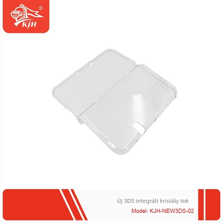 KJH-NEW 3DS-02 Szilikon védőburkolat NEW 3DS-hez – egyrészes, átlátszó kialakítás, védelem, jobb érzet