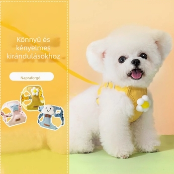 Nylon húzóhám kis testű kutyákhoz – nem visszahúzható mellény, márka Mengwang Meng Meow, Zhejiang