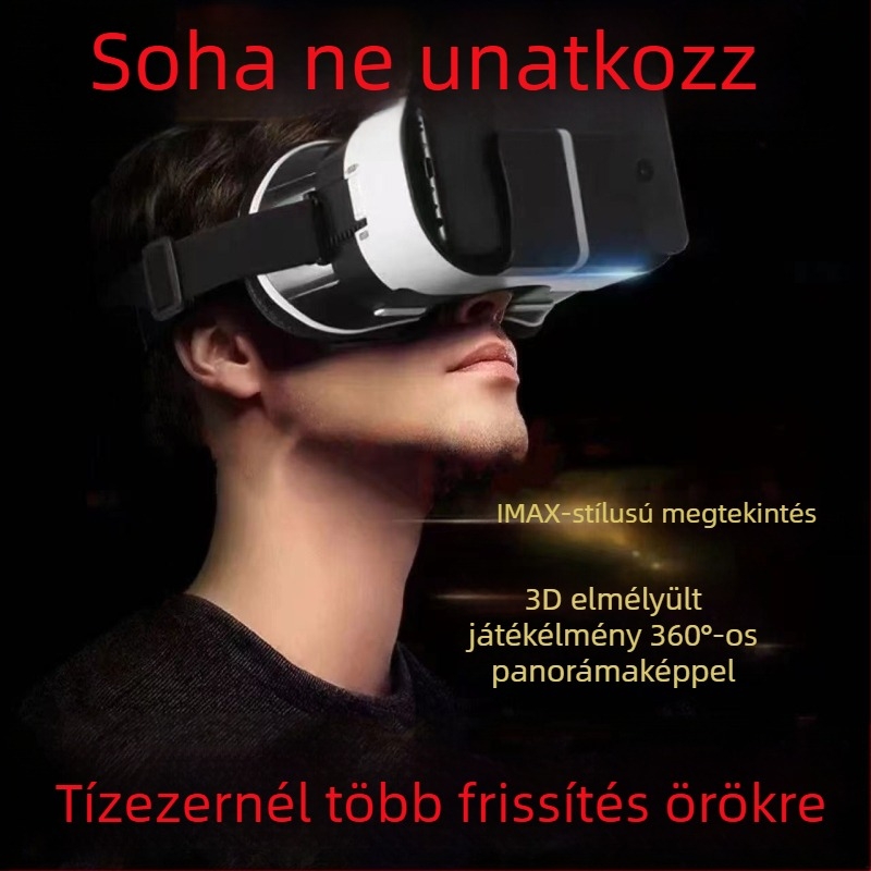 Okos szemüveg játékokhoz, magával ragadó VR élmény, műanyag keret, polárszűrős lencsék