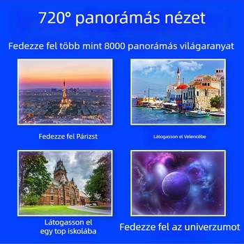 3D fejre szerelt VR szemüveg – panorámás, magával ragadó VR élmény – 32 hüvelykes kijelző – intelligens hordozható eszköz