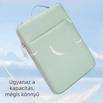 Üzleti stílusú hordozható védőtasak belső párnával 12–15 hüvelykes tabletához és laptophoz