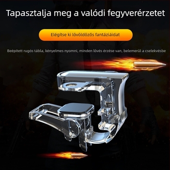 GT01 vezeték nélküli mini játékvezérlő okostelefonokra, PC+Zn ötvözet gombokkal, univerzális okostelefon-interfész, kompatibil Apple és Android eszközökkel, rezgésmentes.