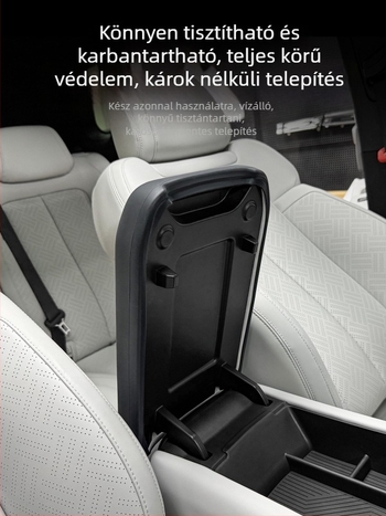 Középkonzol könyöktámasz védőfedél szilikonból, modell Equation Leopard Titanium 3