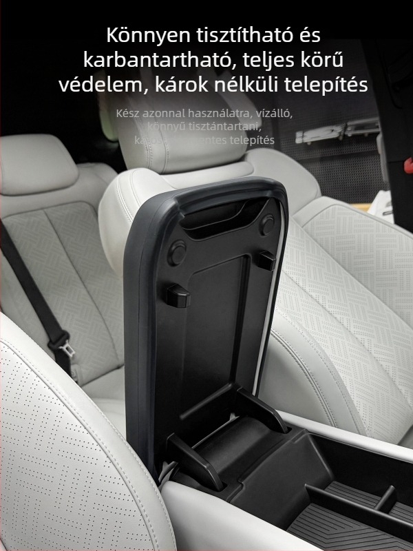 Középkonzol könyöktámasz védőfedél szilikonból, modell Equation Leopard Titanium 3