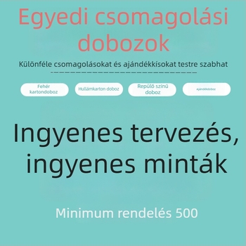 Személyre szabható hajtogatható papírdoboz, 250gsm, nyomtatás: ofszet, relief, UV, eredet Shenzhen