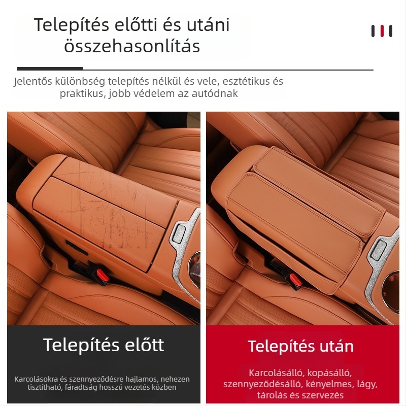 Középső kartámasz fedél — bőr; Kompatibilis az Aian V Tyrannosaurus Rex-szel; Márka: Other