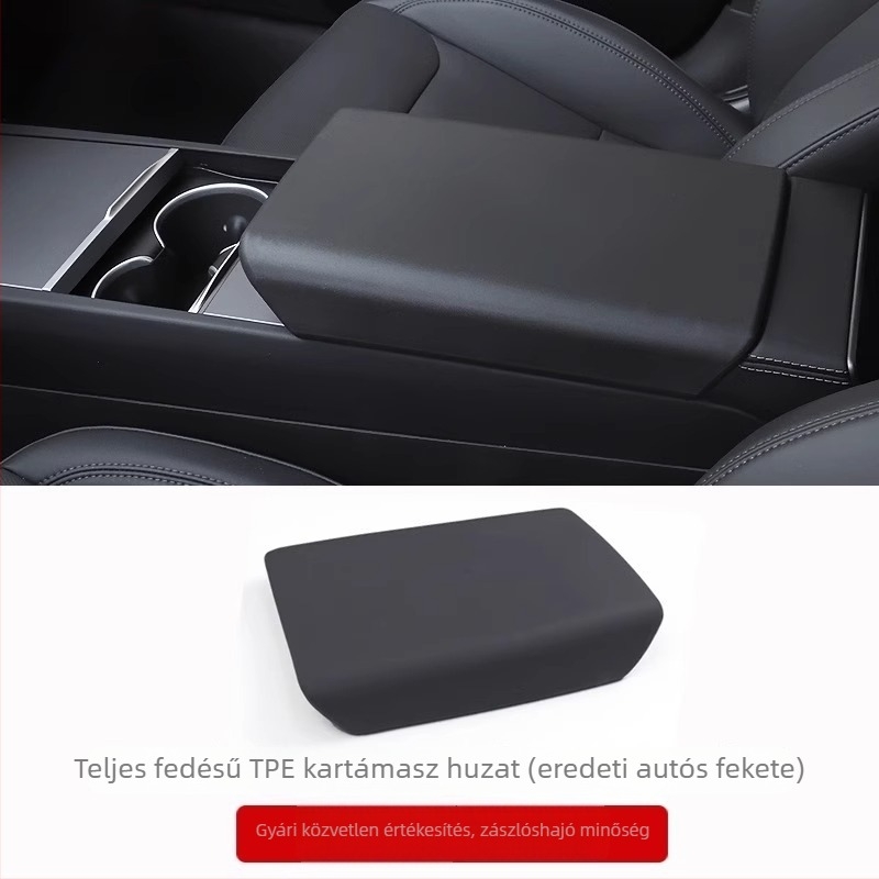 Tesla Model 3/Y központi konzol védőburkolat, TPE belső átalakítási kiegészítő