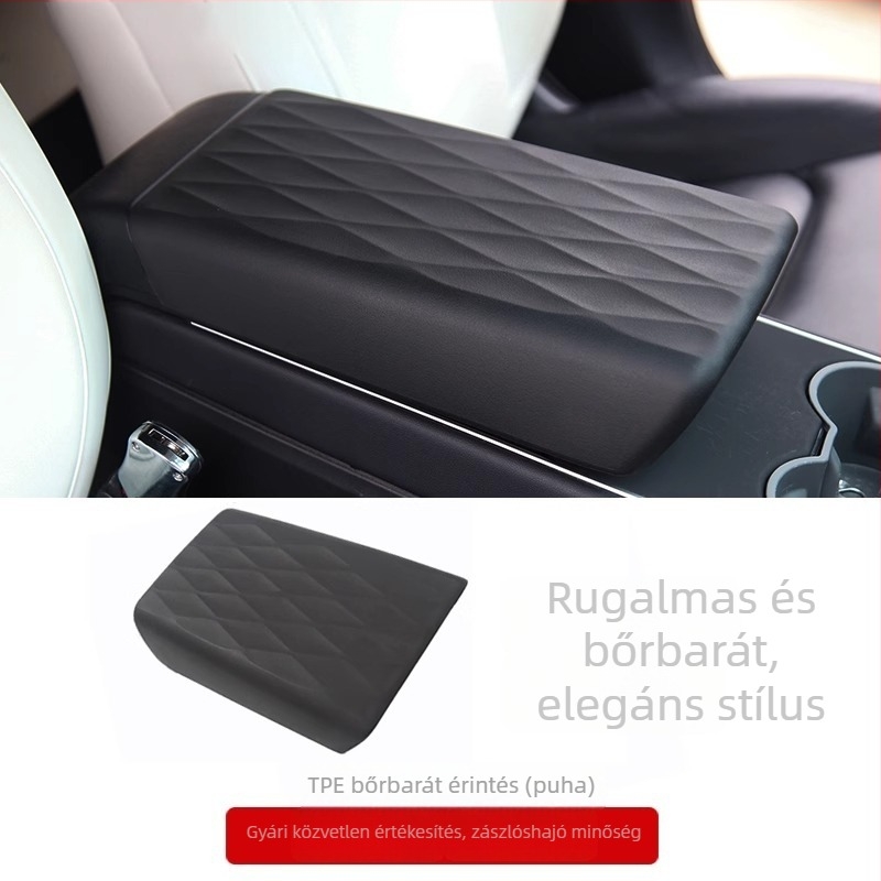 Tesla Model 3/Y központi konzol védőburkolat, TPE belső átalakítási kiegészítő