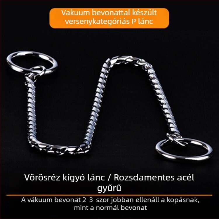 Meianju rozsdamentes acél P‑lánc, versenyképes osztály, korrekciós lánc és vontató kötél kutyához, nyakörv