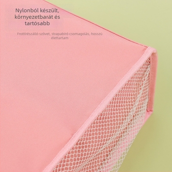 Általános iskolás diákoknak készült művészeti táska cipzárral, magas rugalmasságú PVC, Modell 6080, különleges forma