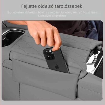 Bőr központi kartámasz fedél emelő párnával LeapMotor C11-hez, kompatibil 26 változattal, testre szabható