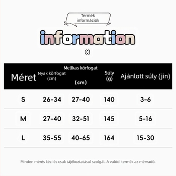 Kutyahám és macska póráz hátizsák-stílusban; márka Neurotic cat; anyag: Egyéb; termékkategória: Kisállat láncok és kötelek