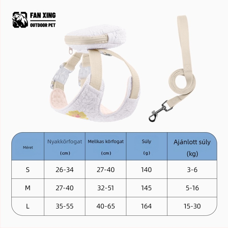 Kutyahám és macska póráz hátizsák-stílusban; márka Neurotic cat; anyag: Egyéb; termékkategória: Kisállat láncok és kötelek