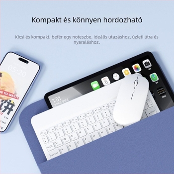 Vezeték nélküli Bluetooth billentyűzet táblagépekhez és okostelefonokhoz