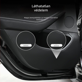 Tesla Model 3/Y bőr ajtó küszöb panel - egész éves használat, tömítőhabos töltet, Ben-Fuhe AL1021751576