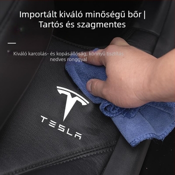 Tesla Model Y hátsó ajtó küszöbére illeszkedő Anti-Kick párna – beépített védőpárna