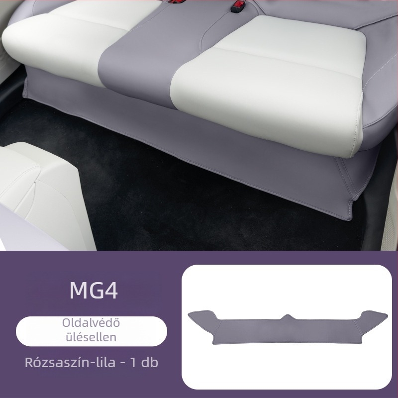 MG4 hátsó ülés anti-kick párna, belső védőpad, Napa anyag, kompatibilis 26 MG4 modellhez, Mumu Screen márka