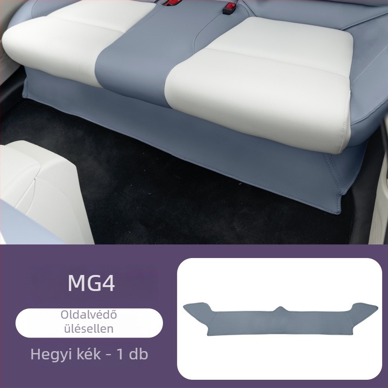 MG4 hátsó ülés anti-kick párna, belső védőpad, Napa anyag, kompatibilis 26 MG4 modellhez, Mumu Screen márka