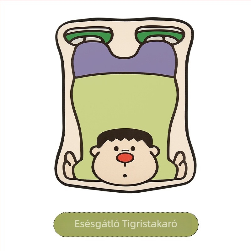 Autóülés hátsó védő párna gyerekeknek - univerzális minden évszakra, PU, hab töltet, karikatúra mintával