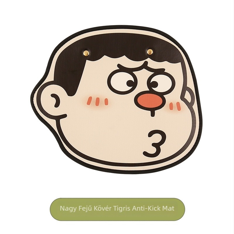 Autóülés hátsó védő párna gyerekeknek - univerzális minden évszakra, PU, hab töltet, karikatúra mintával