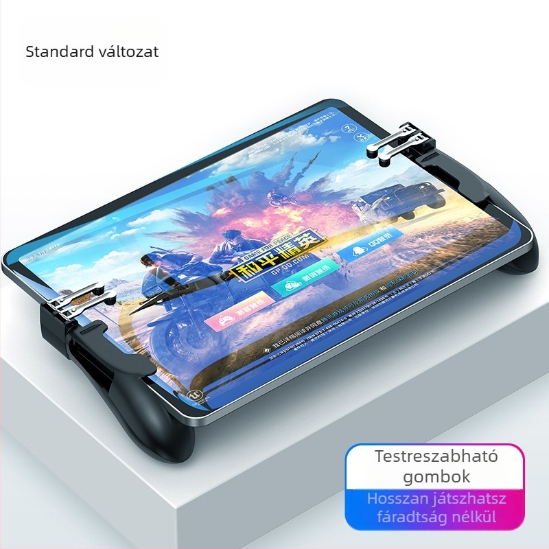 Le Chenda Tablet Hatsz-ujjas Játékvezérlő Tablet PC-hez, vezeték nélküli, ABS + cinkötvözet, állvánnyal