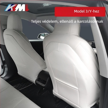 Kalemi Road bőr csúszásmentes hátsó ülésvédő párna Tesla Model 3/Y