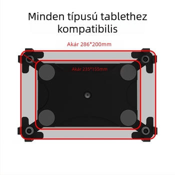 Tablettatartó D0005 – falra és asztalra szerelhető, rugalmas, többirányú állítás, tömeg 0,6 kg