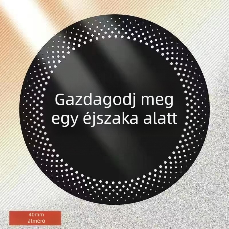 Adhézív mágneses rögzítőlemez telefonok és tabletekhez, 5W, ragasztásos telepítés, általános autók műszerfalához