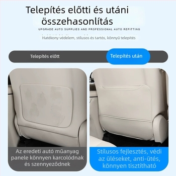 Speciális bőrhátsó ülés anti-ütés párna – minden évszakra szóló autó belső védelme, töltőanyag: egyeztetés, Márka: Special