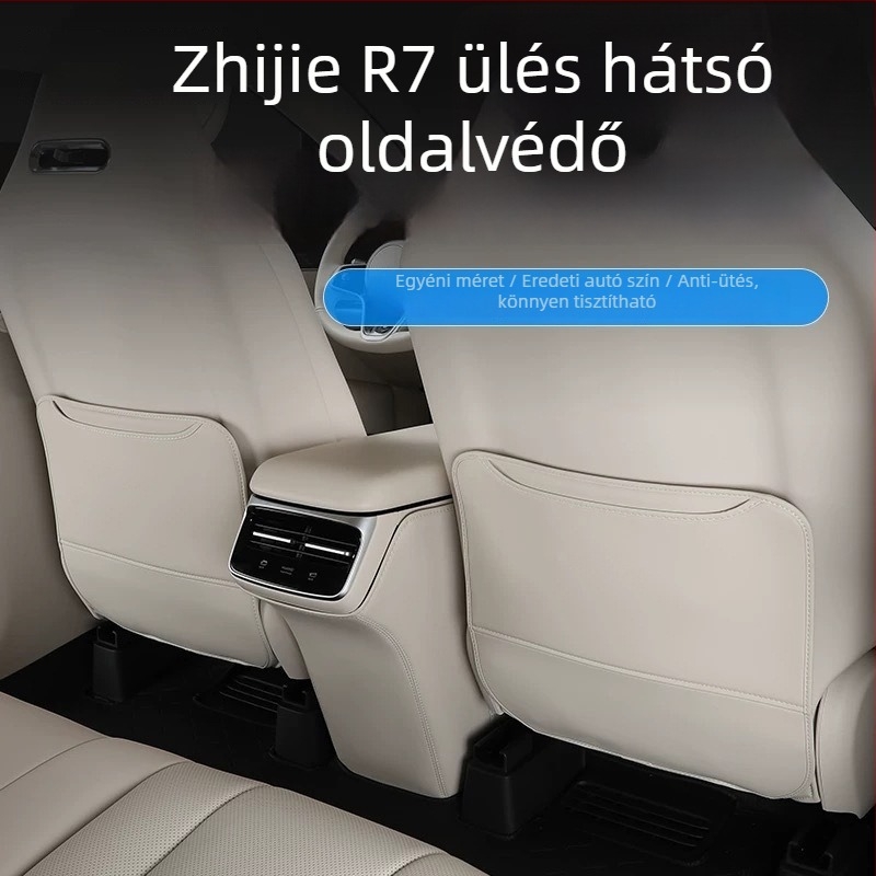 Speciális bőrhátsó ülés anti-ütés párna – minden évszakra szóló autó belső védelme, töltőanyag: egyeztetés, Márka: Special