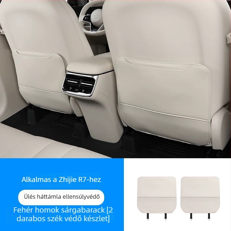 Speciális bőrhátsó ülés anti-ütés párna – minden évszakra szóló autó belső védelme, töltőanyag: egyeztetés, Márka: Special