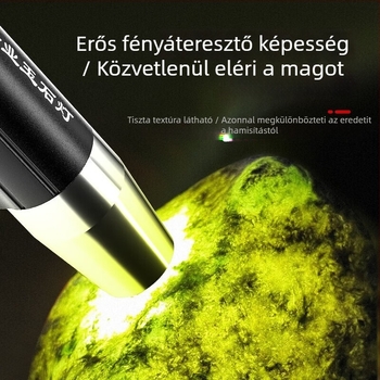 Jáde-azonosító zseblámpa 365 nm UV fénnyel, négy fényforrással, kézi, kültéri használatra