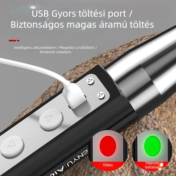 Jáde-azonosító zseblámpa 365 nm UV fénnyel, négy fényforrással, kézi, kültéri használatra