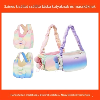 Nylon kisállat táska, egyszínű dizájn, puha tapintás