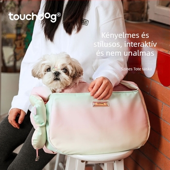 Nylon kisállat táska, egyszínű dizájn, puha tapintás