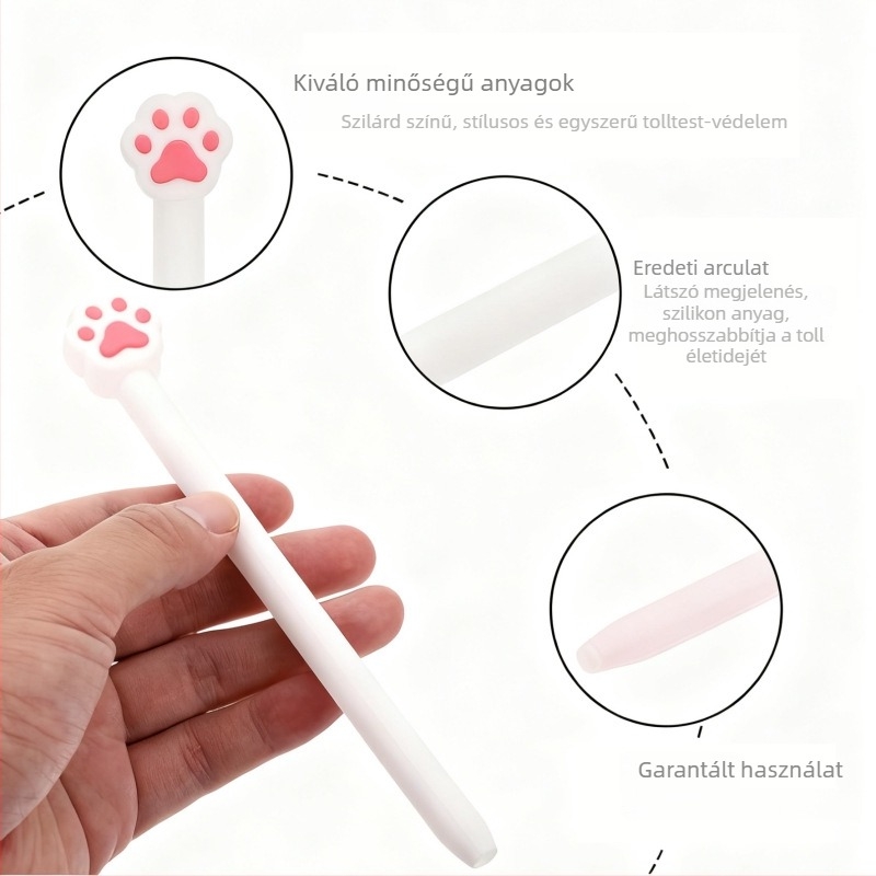 Apple Pencil védőtok 2. generációhoz - puha szilikon, kupak a hegyre karikatúra motívummal, testreszabott rajzok, iPad 2-höz