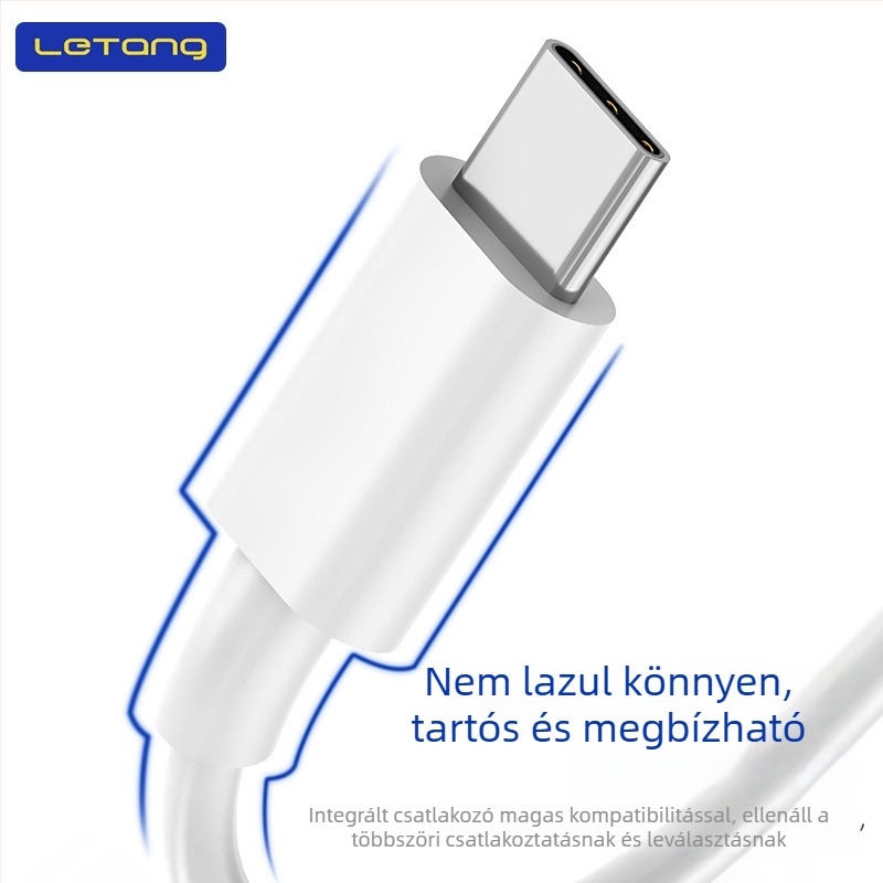 USB-C gyors töltőkábel iPhone 15/16 Pro számára, 20W PD, 0,5–1 m, TPE anyag