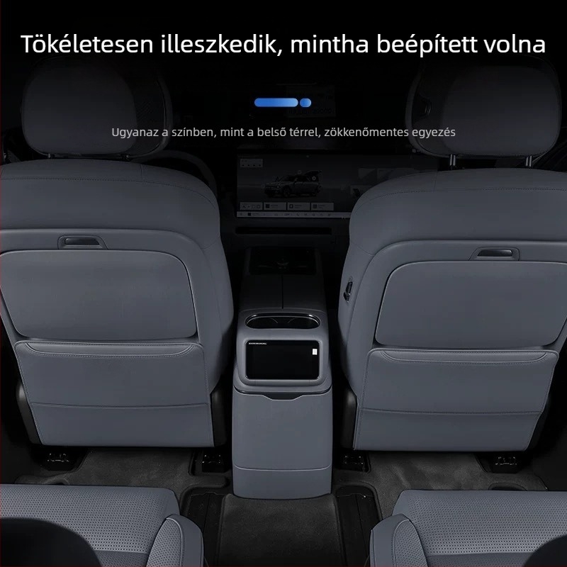 Hátsó ülés anti-kick védőhuzat Lynk & Co 900-hoz – mikroszálas bőr, márka Special, kód LK900ft, egyszerű stílus