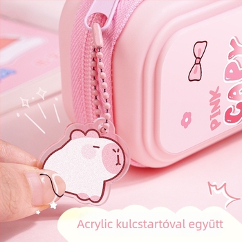 Iskolai tolltartó - Kaba Bear, PP anyag, koreai stílus, uniszex