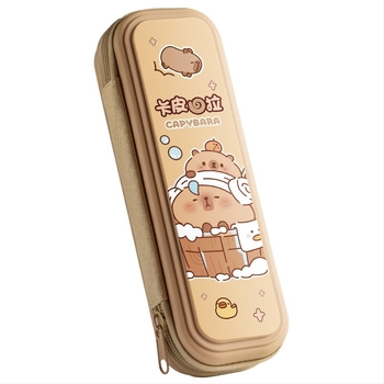 Iskolai tolltartó - Kaba Bear, PP anyag, koreai stílus, uniszex