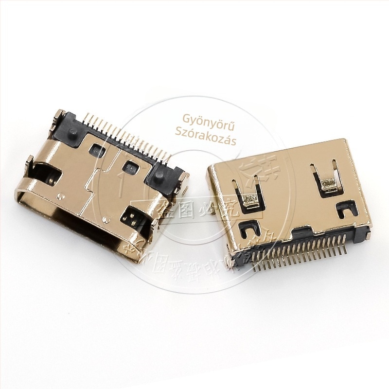 Mini HDMI Type-C 19-pontos USB női foglalat