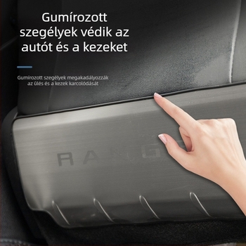 Ford Ranger Üléshátsó Védőlemez – Rozsdamentes acélból, Belső Dekor, Karcolódás Elleni, Módosítási Kellék
