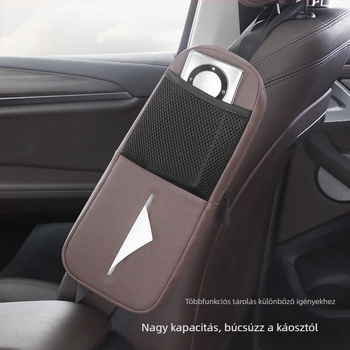 KEEPTOP bőr autóülés oldalsó tárolótáska, függő rögzítés, testreszabható