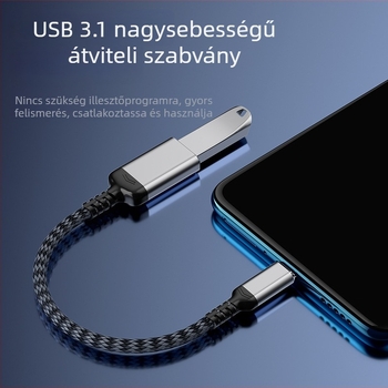 USB 3.0 OTG adapterkábel okostelefonok és táblagépek számára, autó használatra