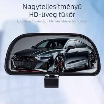 Autóhátsó tükrökiegészítő, állítható szög, széles látómező és holttér-tükör — Light collar