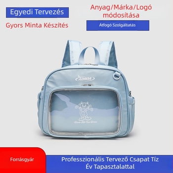 Pain Bag hátizsák – nagy kapacitású nylon táska, függőleges négyzet alakú, cipzáras nyitás, belső cipzáras zseb és azonosító zseb.