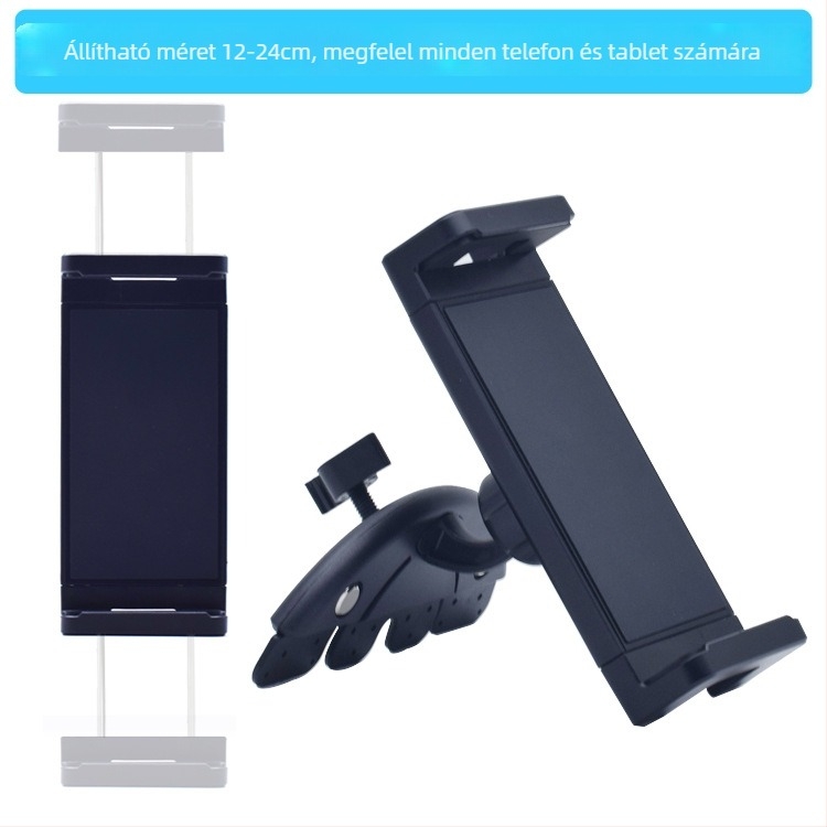 Autóba való telefon- és tabletátartó (X003 modell) – műanyag, általános felhasználás, testreszabható